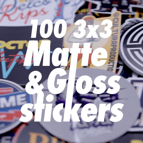 100 stickers for $40