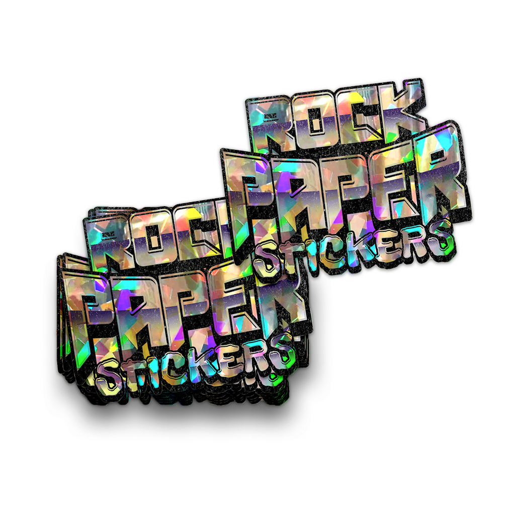 Cracked Ice Stickers