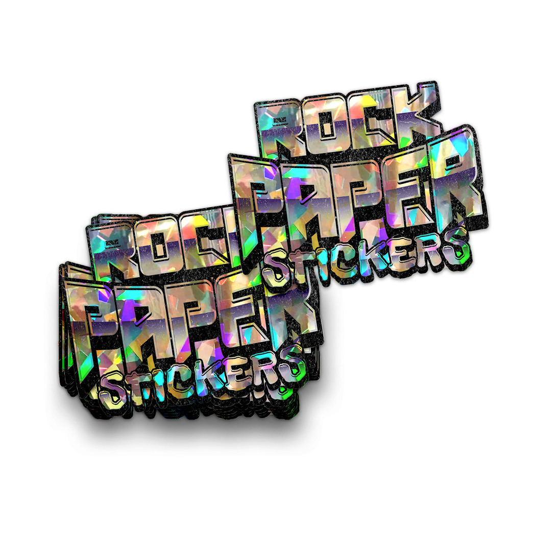 Cracked Ice Stickers